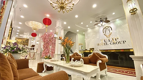 Sảnh Lễ Tân - nơi làm thủ tục check in/ check out