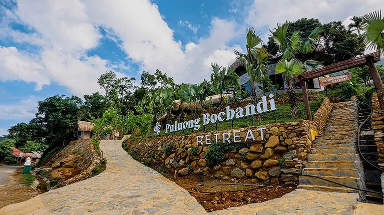 Bên ngoài Pù Luông Bocbandi Retreat Thanh Hóa