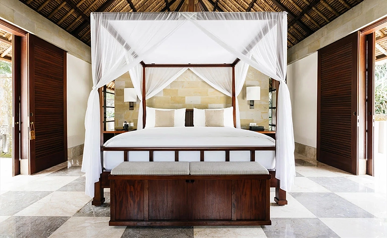 Phòng ngủ được trang trí độc đáo