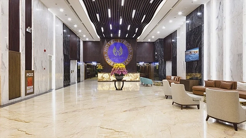 Sảnh lễ tân - nơi làm thủ tục check in/ check out