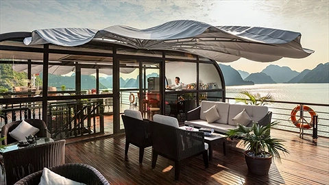 Quầy Bar trên sân thượng