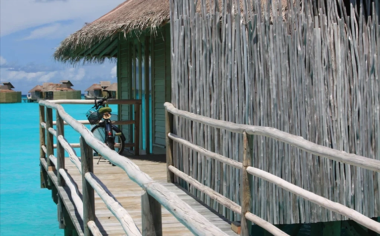 Mỗi Villa đều có xe đạp cá nhân để du khách có thể khám phá khuôn viên khu nghỉ dưỡng