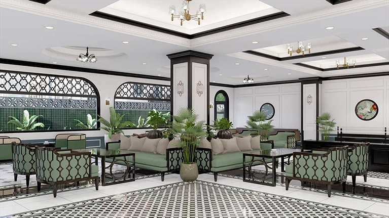 Khu vực ngồi chờ tại Sảnh lễ tân