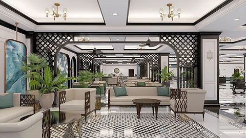 Khu vực ngồi chờ tại Sảnh lễ tân