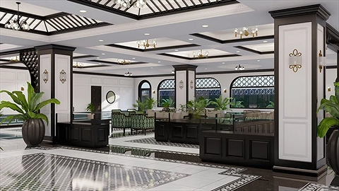 Khu vực ngồi chờ tại Sảnh lễ tân