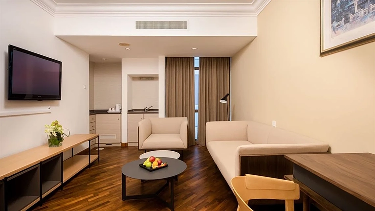 Phòng Suite với phòng khách thanh lịch