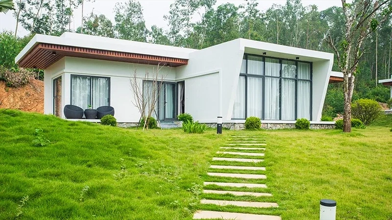 Căn villa ven sông