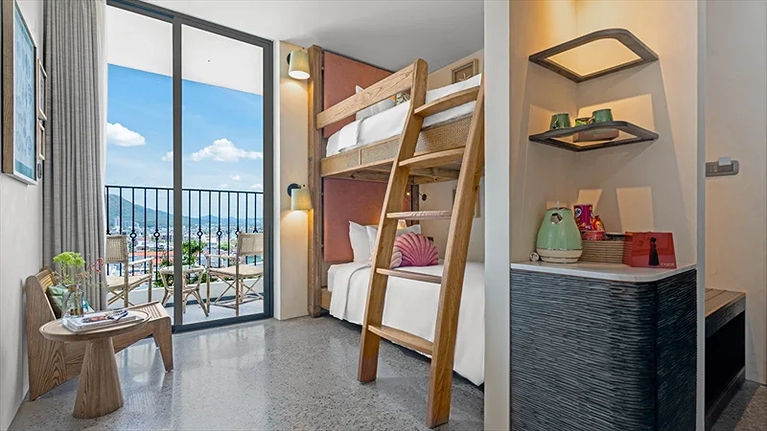 Giường tầng thuộc hạng phòng Family Suite