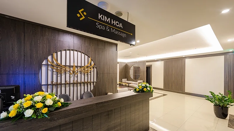 Sảnh lễ tân tại Spa