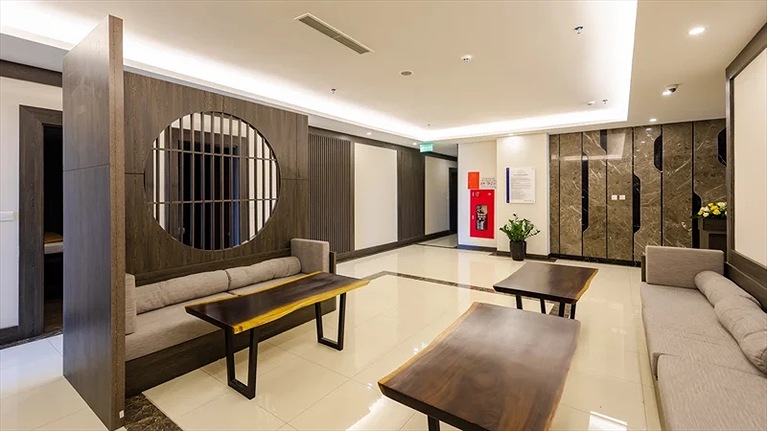 Phòng Spa với thiết kế nhẹ nhàng