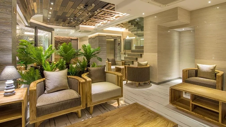 Không gian khu vực lễ tân