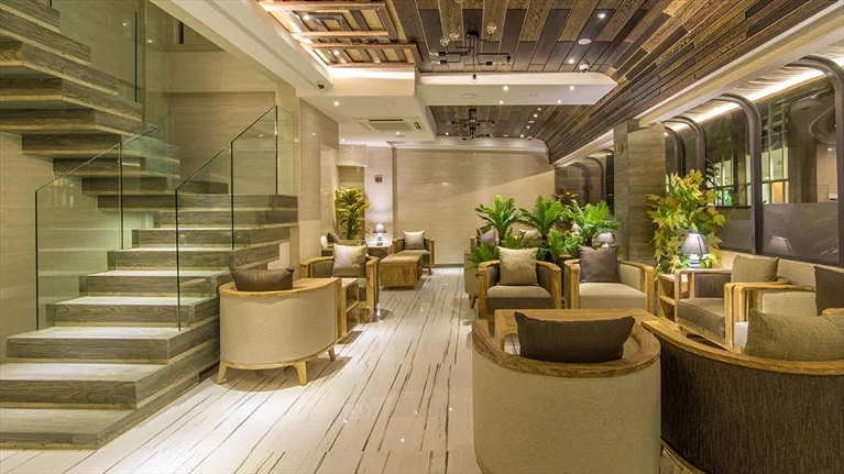 Không gian khu vực lễ tân