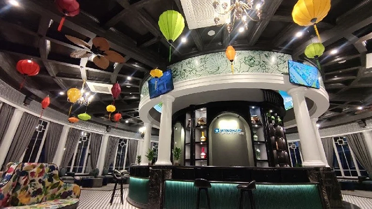 Sảnh lễ tân Khu Villa Kim Liên