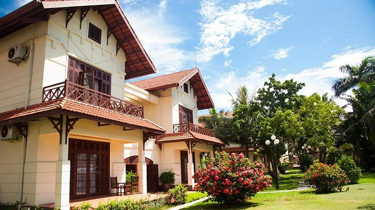 Lối đi vào các phòng nghỉ