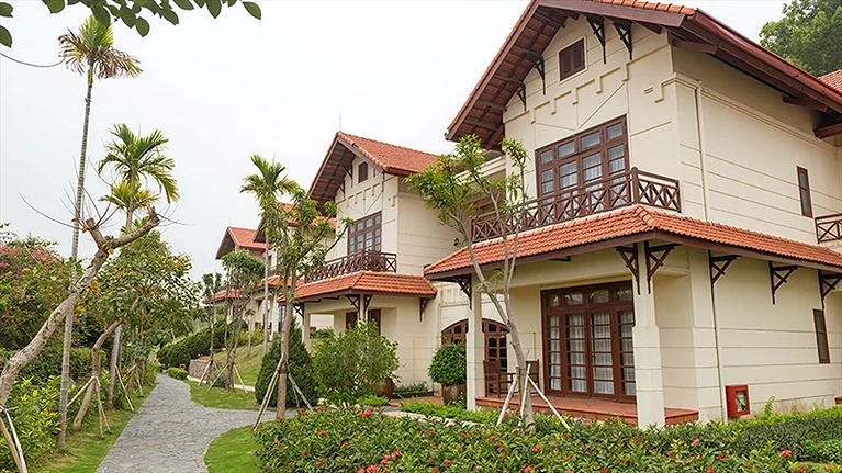 Lối đi vào các phòng nghỉ