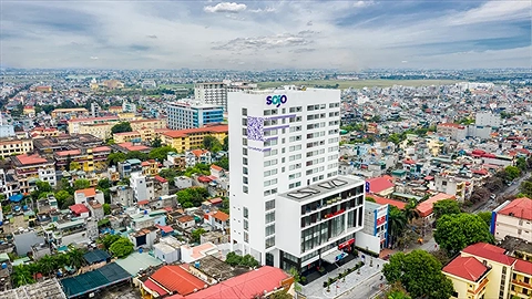 Khách sạn SOJO Thái Bình tọa lạc tại trung tâm thành phố