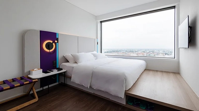 Phòng nghỉ sử dụng hệ thống công nghệ