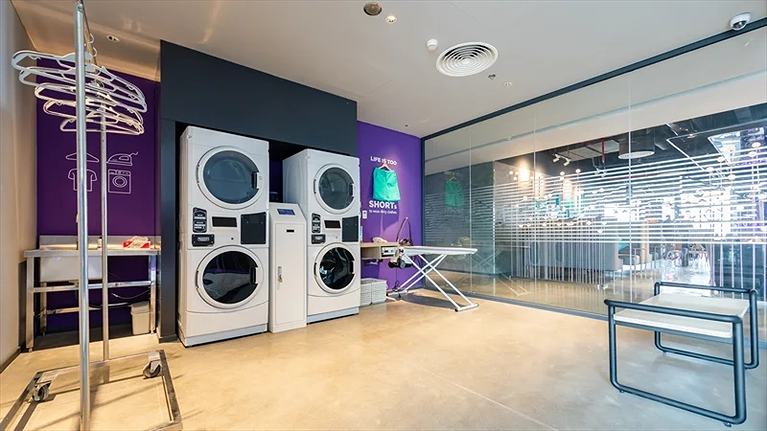 Khu vực tự giặt ủi