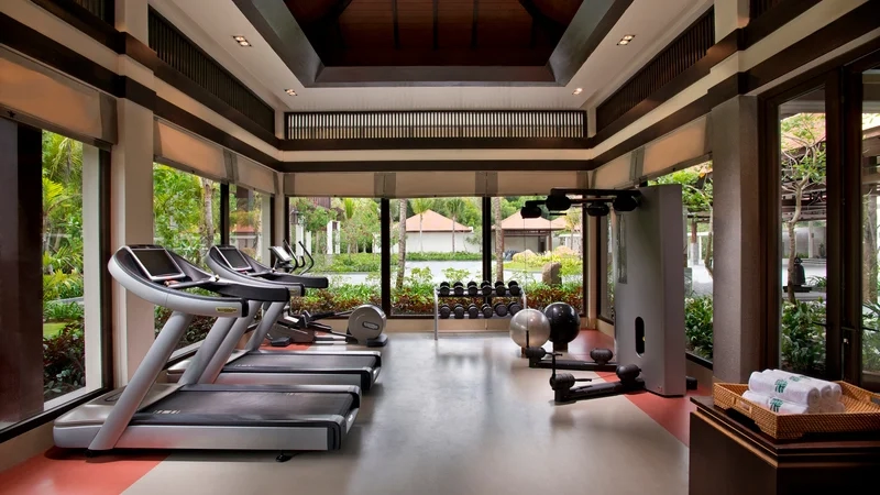 Khu vực tập luyện nâng cao sức khỏe cùng các trang bị hiện đại