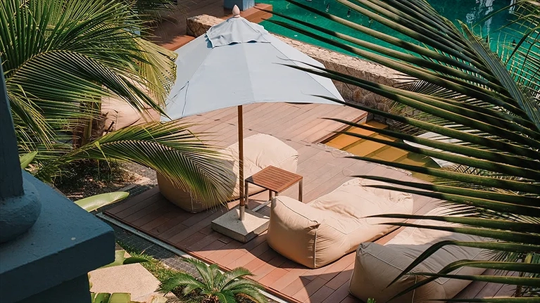 Góc tắm nắng lý tưởng