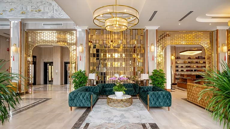 Khu vực sảnh khách sạn