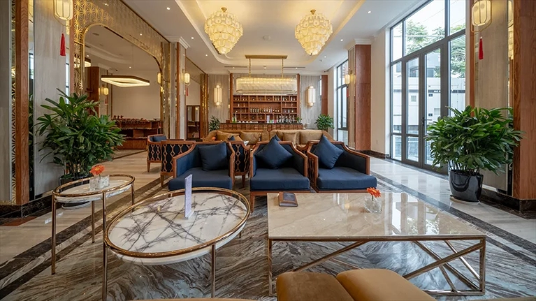 Khu vực sảnh khách sạn