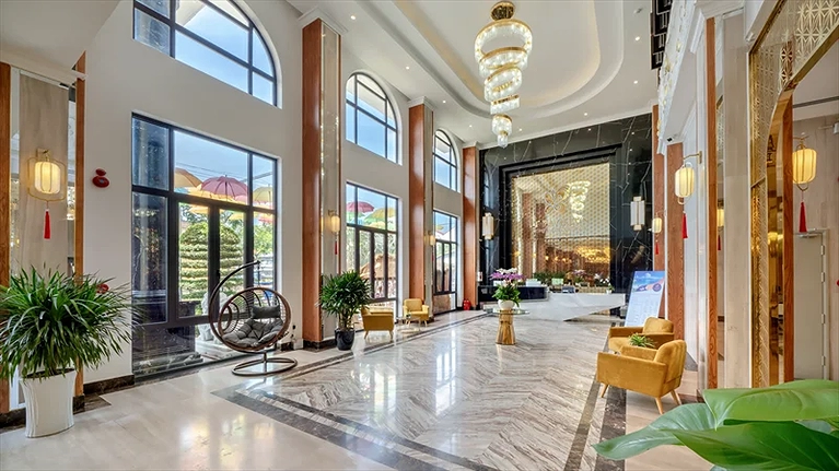 Khu vực sảnh khách sạn