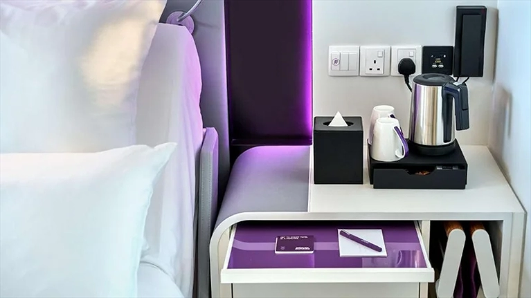 Đồ dùng được sắp xếp gọn gàng, hợp lý