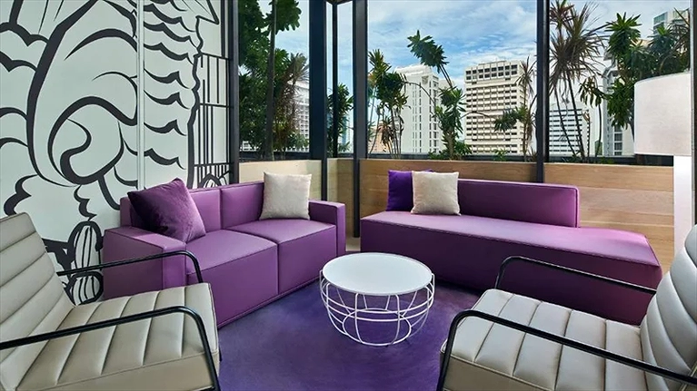 Khu vực nghỉ chân, thưởng thức các món ăn nhẹ