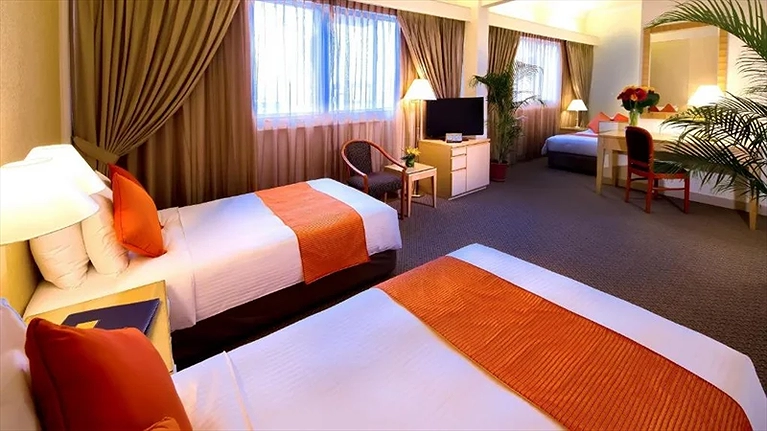 Phòng với 2 giường đơn phù hợp với nhu cầu sử dụng