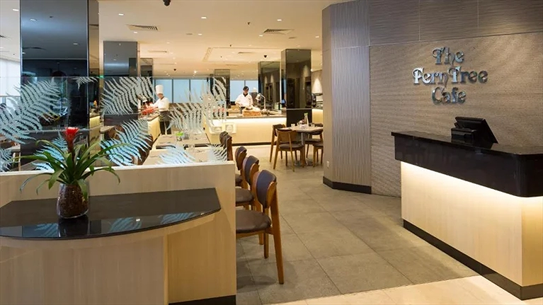 Quán Cafe trong khuôn viên khách sạn