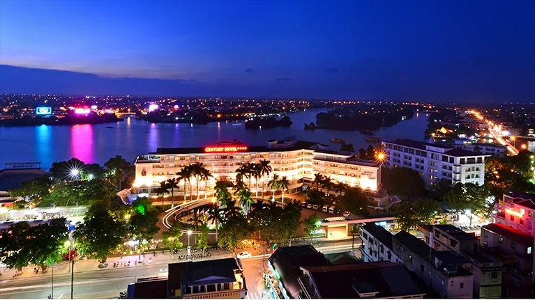 Quang cảnh khách sạn nhìn từ trên cao