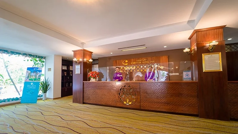 Lễ tân - nơi làm thủ tục check in và check out