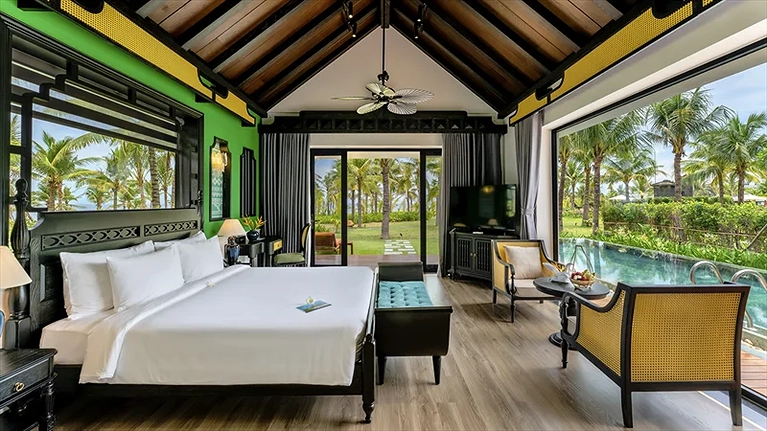 Two-bedroom Beachfront Pool Villa