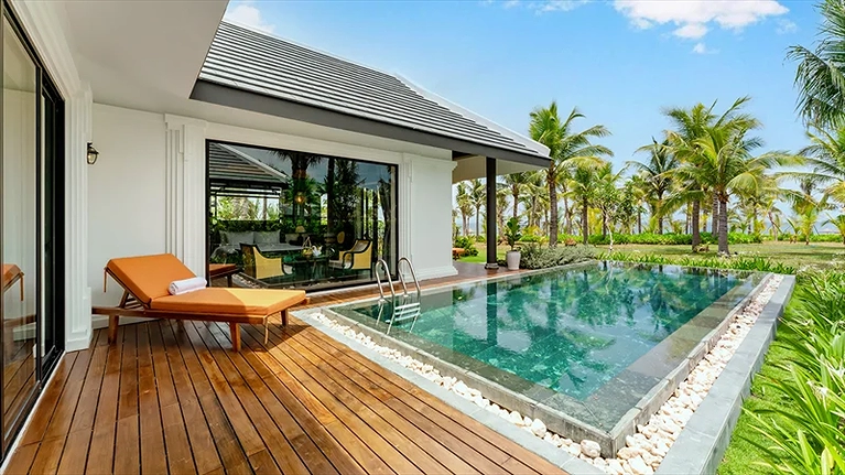 Two-bedroom Beachfront Pool Villa