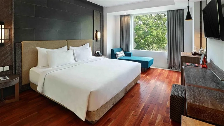 Không gian phòng rộng rãi, thoải mái