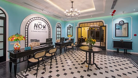 Khu vực lễ tân thực hiện thủ tục Check in và check out