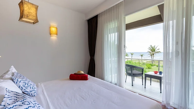 Hạng phòng Junior Suite Seaview với 1 giường đôi