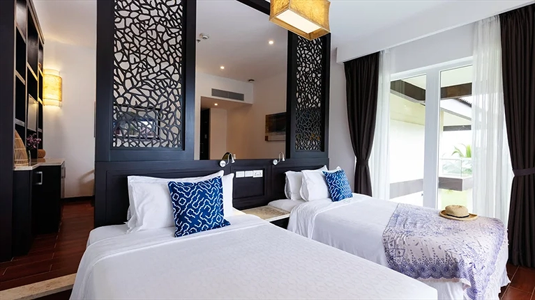 Hạng phòng Junior Suite Seaview với 2 giường đơn