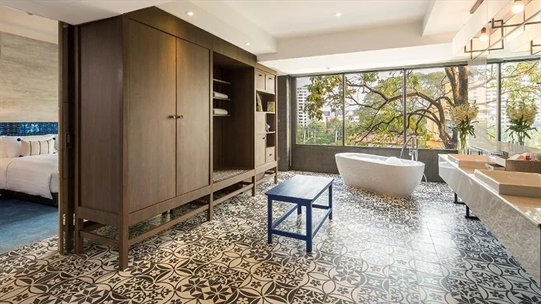 Phòng Suite với bồn tắm