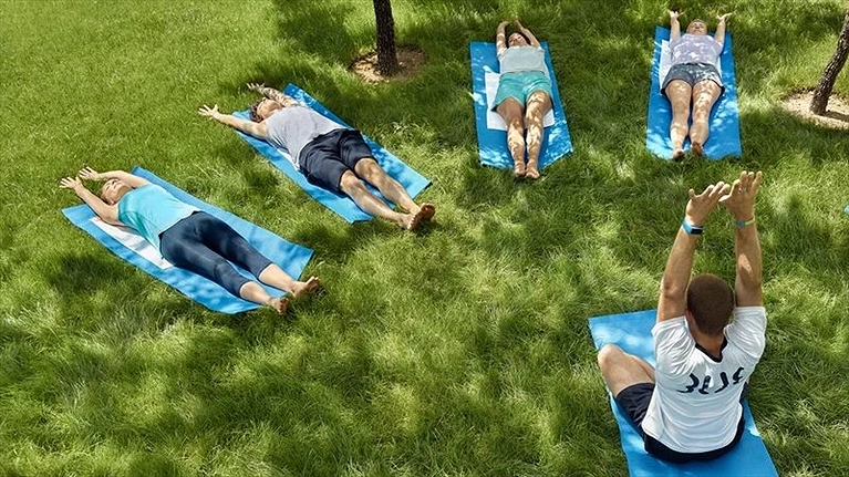 Các bài tập được huấn luyện viên hướng dẫn tận tình