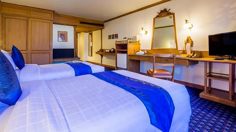 Không gian phòng rộng rãi, thoải mái