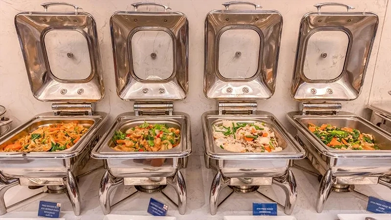 Không gian dùng bữa Buffet