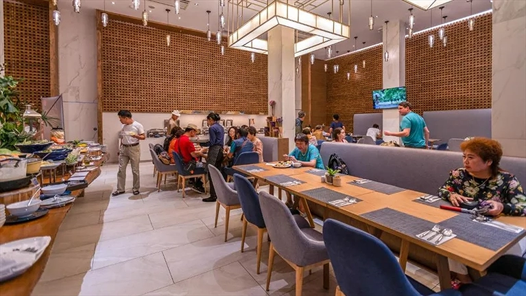 Không gian dùng bữa Buffet