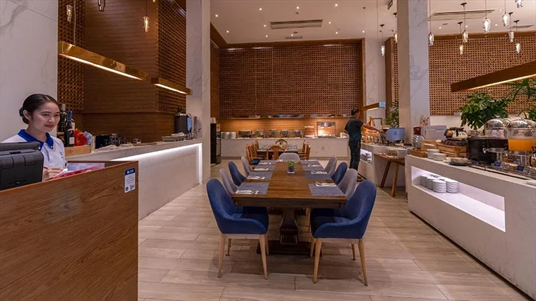 Không gian dùng bữa Buffet