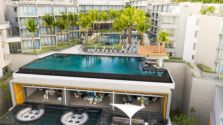 Khu nghỉ dưỡng với phong cách hiện đại