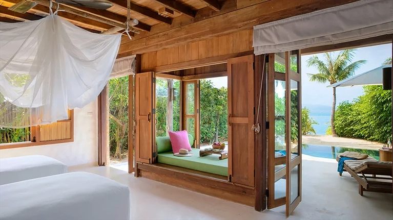 Mở rộng không gian sống của bạn với thiết kế villa tối ưu hóa ánh sáng tự nhiên, gió biển, mang đến cảm giác thư giãn và hòa mình cùng thiên nhiên