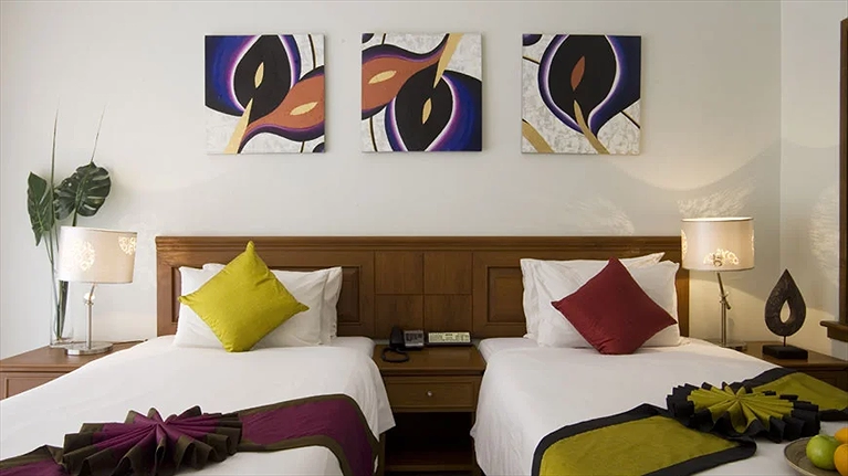 Phòng với giường đơn phù hợp nhu cầu sử dụng