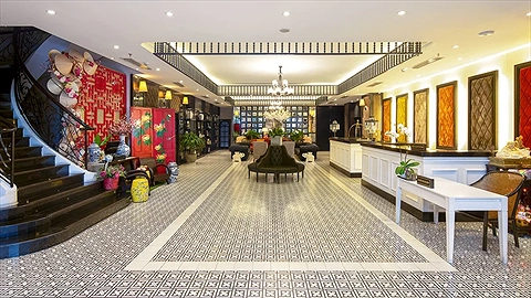 Khu vực lễ tân làm thủ tục check in và check out