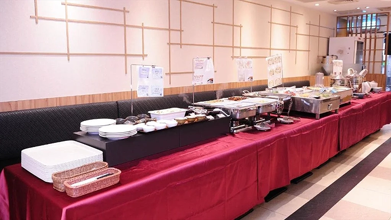 Khu vực dùng Buffet sáng